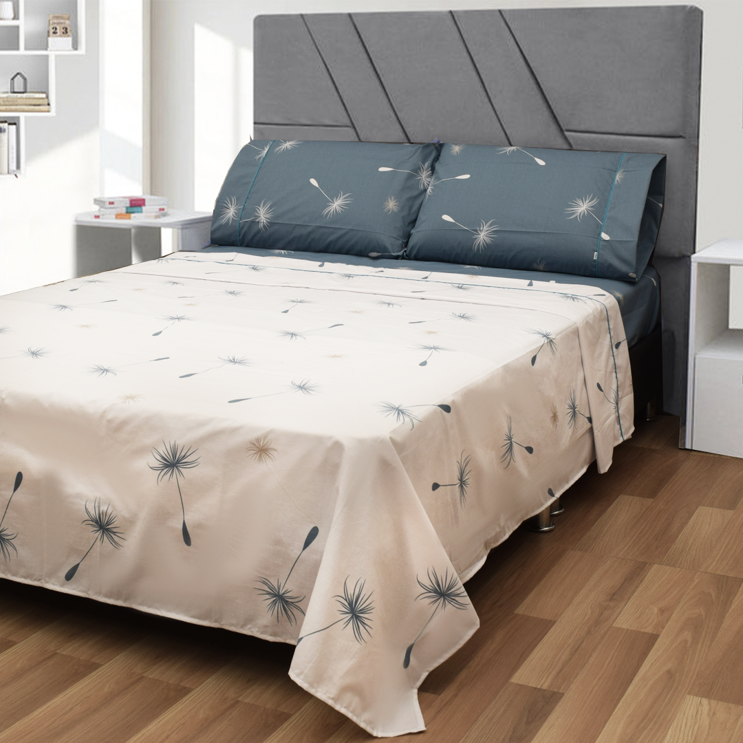 Sábana 150 Hilos Estampada - Diseño Brisa