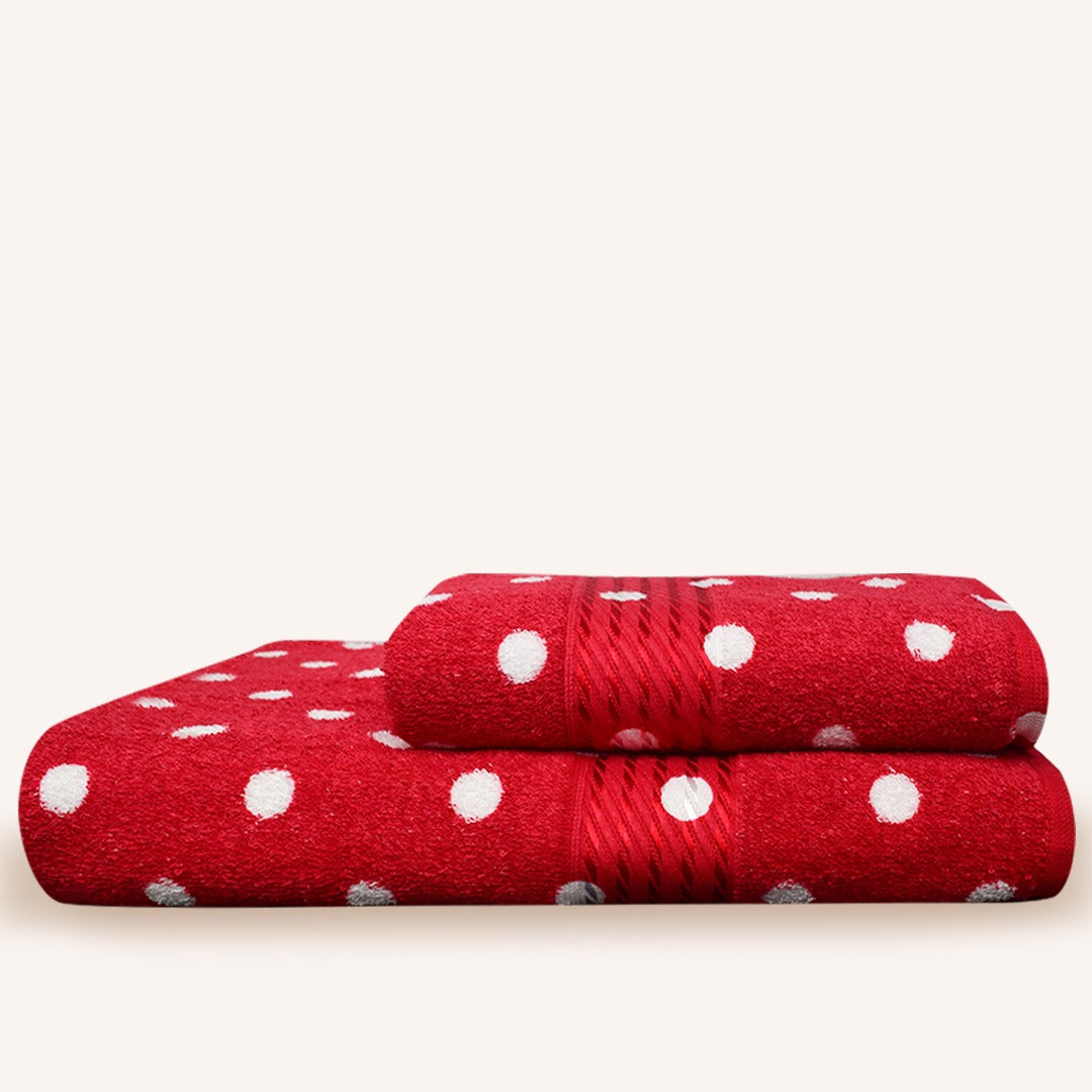 Juego de toalla - Diseño Fernanda Rojo