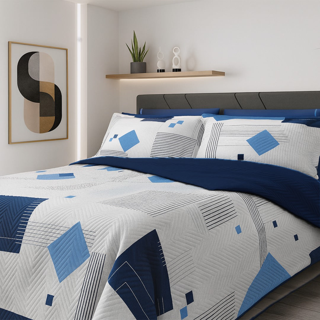 Acolchado Madrigal - Diseño Sky Noche