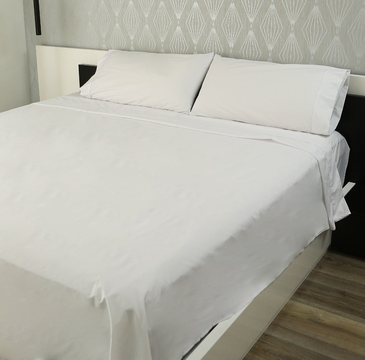 Sábana Top Line 300 Hilos - NATURE Blanca 100% Algodón