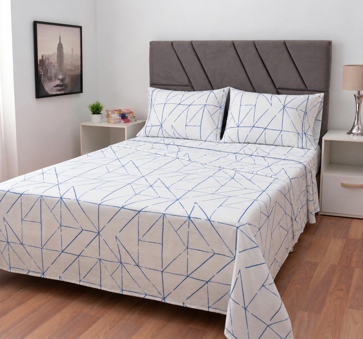 Sábana 150 Hilos Estampada - Diseño Azalea