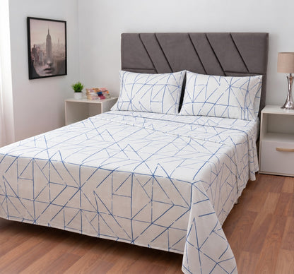 Sábana 150 Hilos Estampada - Diseño Azalea