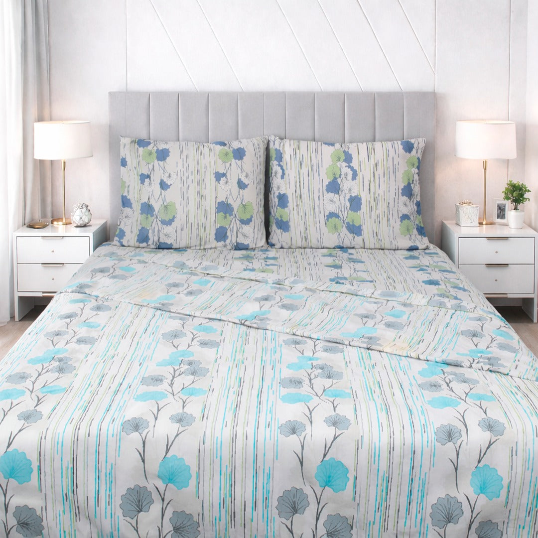 Sábana 150 Hilos Estampada - Diseño Bloom