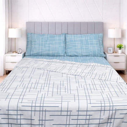 Sábana 150 Hilos Estampada - Diseño Calm