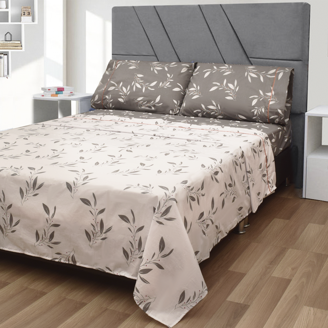 Sábana 150 Hilos Estampada - Diseño Celeste