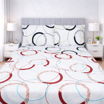 Sábana 150 Hilos Estampada - Diseño Drako