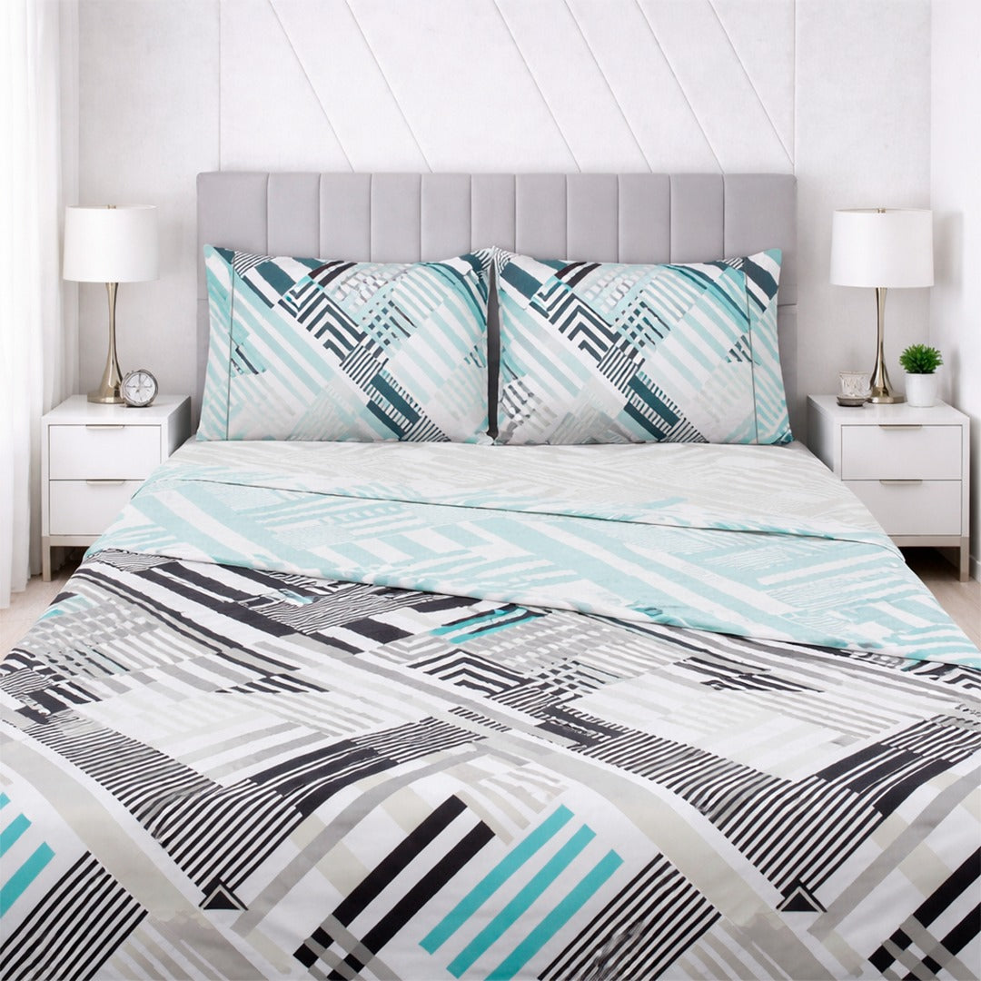 Sábana 150 Hilos Estampada - Diseño Henko