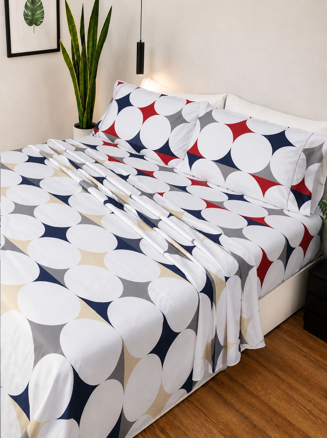 Sábana 150 Hilos Estampada - Diseño Lucca