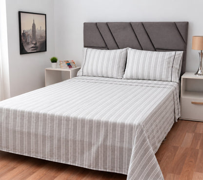 Sábana 150 Hilos Estampada - Diseño Magnolia