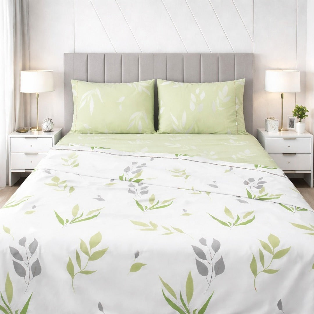 Sábana 150 Hilos Estampada - Diseño Olive