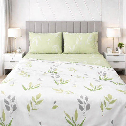 Sábana 150 Hilos Estampada - Diseño Olive