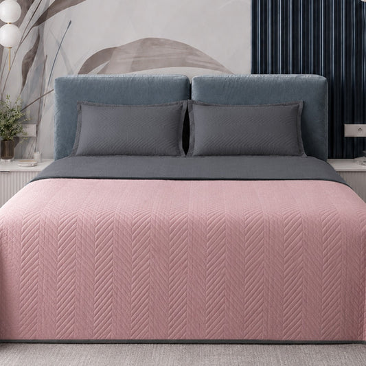 Acolchado Madrigal - Rosado / Gris