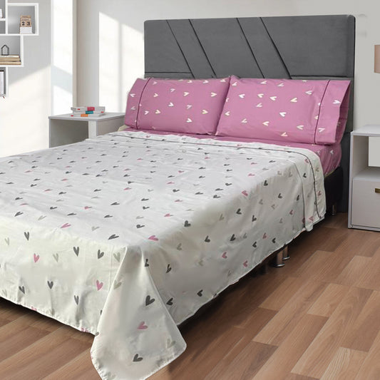 Sábana 150 Hilos Estampada - Selene