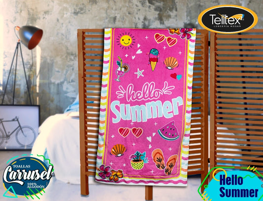 Toalla Junior - Diseño Summer