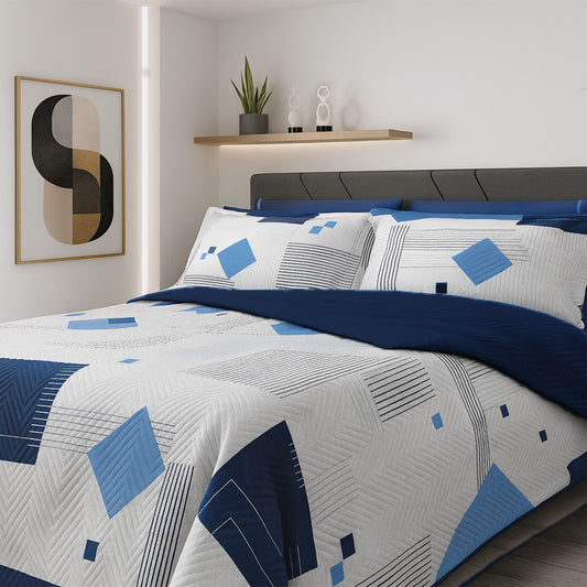 Acolchado Madrigal - Diseño Sky Noche